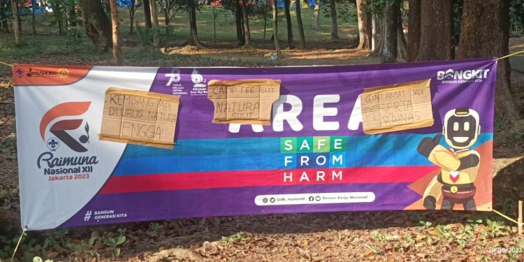 Peserta Raimuna Nasional Pramuka Protes Soal Bahan Makanan dan Buruknya Pengelolaan Kegiatan