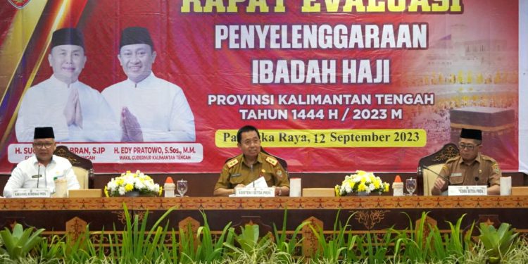 Asisten Kesra Kaspinor Buka Rapat Evaluasi Penyelenggaraan Ibadah Haji 2023