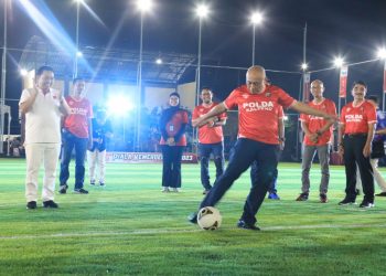 Asisten Pemkesra Kaspinor Hadiri Open Tournament Mini Soccer “Piala Kemerdekaan Kapolda Cup” 2023