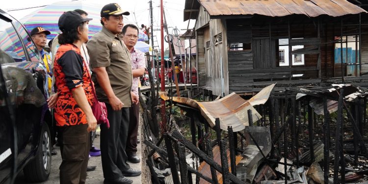 Wagub H. Edy Pratowo Tinjau Komplek Mendawai Pasar Kahayan Palangka Raya