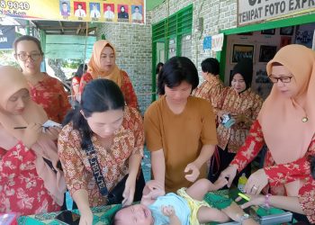 Dislutkan Kalteng Dampingi Posyandu Akasia Barsel Sebagai Orang Tua Asuh Cegah Stunting