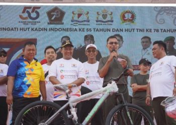 Wagub Kalteng Resmi Lepas Peserta Fun Walk Kadin