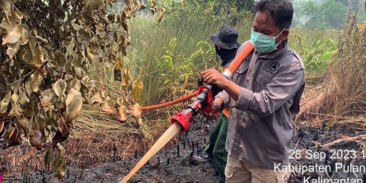 Karhutla Meluas, Perangkat Daerah Provinsi Turut Dukung Pemadaman Karhutla