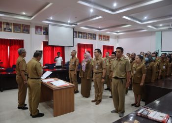 Inspektorat Lakukan Penandatanganan Pakta Integritas dan Pengucapan Ikrar Netralitas ASN