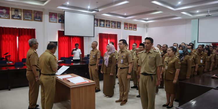 Inspektorat Lakukan Penandatanganan Pakta Integritas dan Pengucapan Ikrar Netralitas ASN