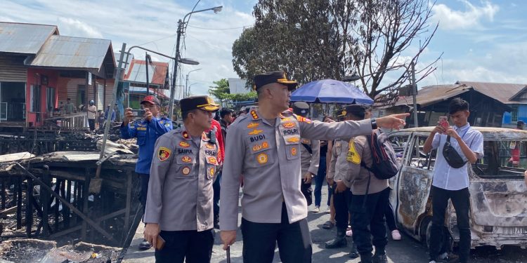 Polisi Selidiki Penyebab Kebakaran Mendawai Ujung Palangka Raya