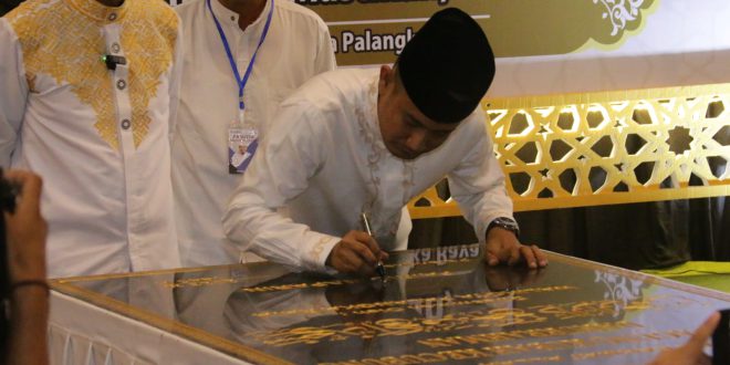 Wali Kota Palangka Raya Resmikan Masjid Agung Kubah Kecubung Darurrahman