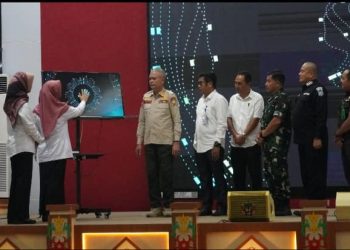 Asisten Bidang Perekonomian dan Pembangunan Sri Widanarni Luncurkan Aplikasi SRIKANDI