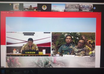 Wagub Edy Pratowo Ikuti Rakorsus Peningkatan Upaya Penanggulangan Karhutla