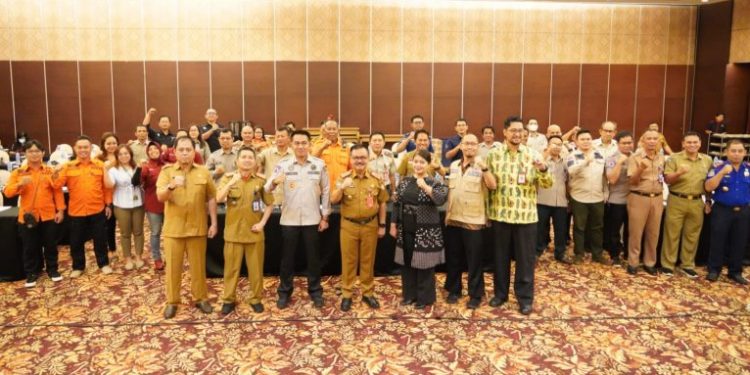 Tingkatkan Kesiapsiagaan Penanggulangan Bencana, Pemprov. Kalteng Gelar Rakor Antar Lembaga