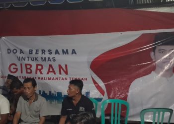 Warga Tangkiling Palangka Raya Doakan Gibran Jadi Pemimpin Bangsa
