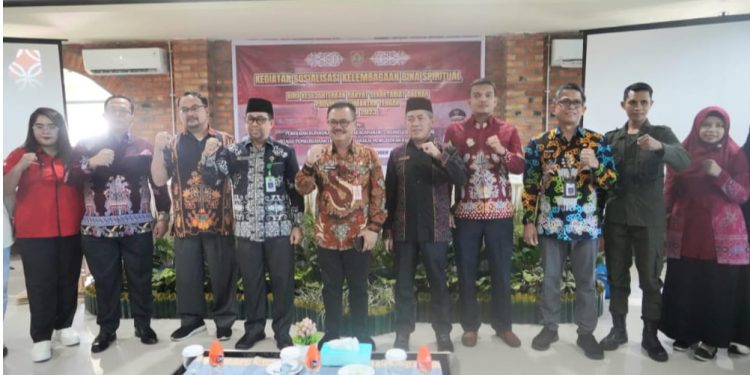 Herson Buka Kegiatan Sosialisasi Kelembagaan Bina Spiritual Biro Kesra Setda Provinsi Kalteng