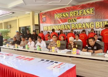 Polda Kalteng Musnahkan 1 Kg Sabu Hasil Pengungkapan Selama 2 Bulan