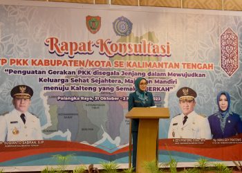 Kepala DP3APPKB Hadiri Pengukuhan Bunda Forum Anak Daerah Kabupaten/Kota se-Kalteng
