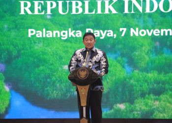 Jelang Puncak HKAN, Pemprov Kalteng Gelar Ramah Tamah dengan Menteri LHK