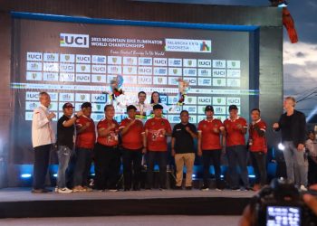 UCI MTB Eliminator World Championship 2023 Sukses, Wagub Kalungkan Medali ke Pemenang