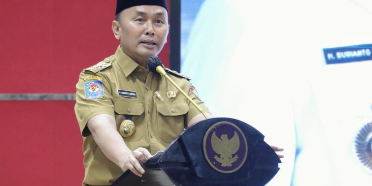 Pemprov. Kalteng Gelar Rakor Sekaligus Pengukuhan Pengurus DPD APDESI Masa Bakti 2023-2028