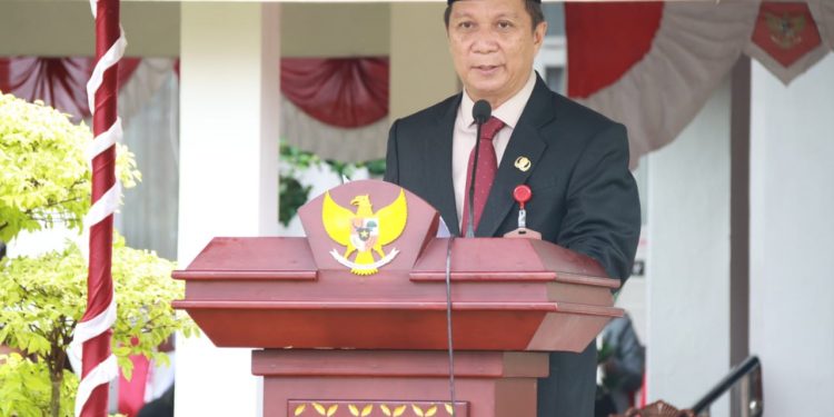Sahli KSDM Suhaemi Pimpin Upacara HKN Ke-59 Lingkup Provinsi Kalteng