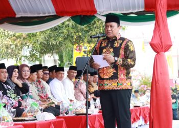 Wagub Edy Pratowo Lepas Peserta Pawai Taaruf MTQ XXXI Tingkat Prov. Kalteng Tahun 2023