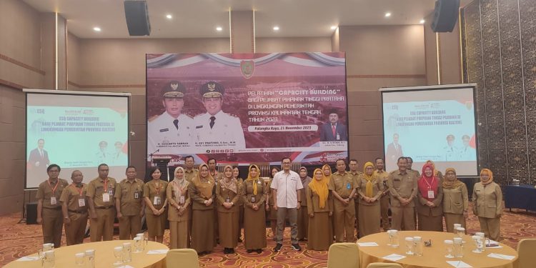 Pemprov Kalteng Gelar Pelatihan Capacity Building Bagi Pejabat Pimpinan Tinggi Pratama