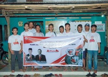 Tak Hanya Support Penerangan Jalan, Orang Muda Ganjar Turut Permudah Petani Dapatkan Akses Air Bersih