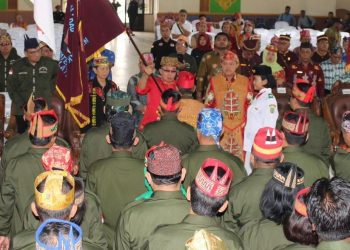 Pj Bupati Hadiri Pelantikan DAD Barsel