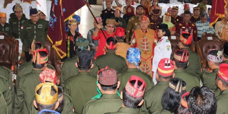 Pj Bupati Hadiri Pelantikan DAD Barsel
