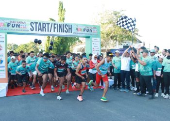 Gubernur Sugianto Sabran Lepas Fun Run Fun Walk 5K dan 3K
