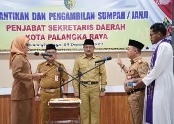 Joni Harta Jabat Pj. Sekda Kota Palangka Raya