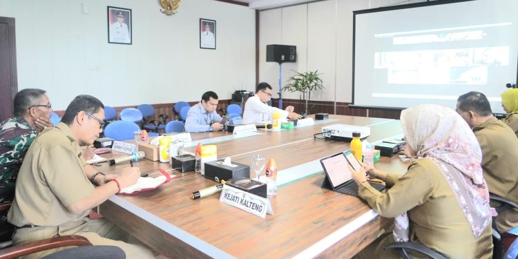 Pemprov Kalteng Ikuti Rakor Inflasi Bersama Kemendagri