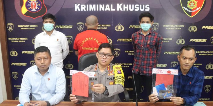 Mengaku Anggota BIN, Terduga Pelaku Penipuan Diamankan Polda Kalteng