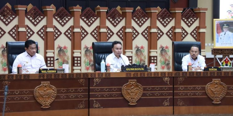 Gubernur Sugianto Sabran Pimpin Evaluasi Akhir Tahun Terhadap Pelaksanaan APBD