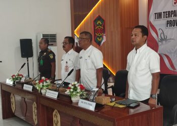 Sahli Gubernur Herson B. Aden Buka Secara Resmi Rakor Tim Terpadu Penanganan Konflik Sosial Prov. Kalteng