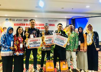 Tiga Guru di Barsel Raih Juara I Olimpiade Guru Tingkat Provinsi Kalteng.