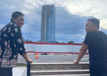 Proyek Bundaran Besar Mulai Dilakukan Finishing 