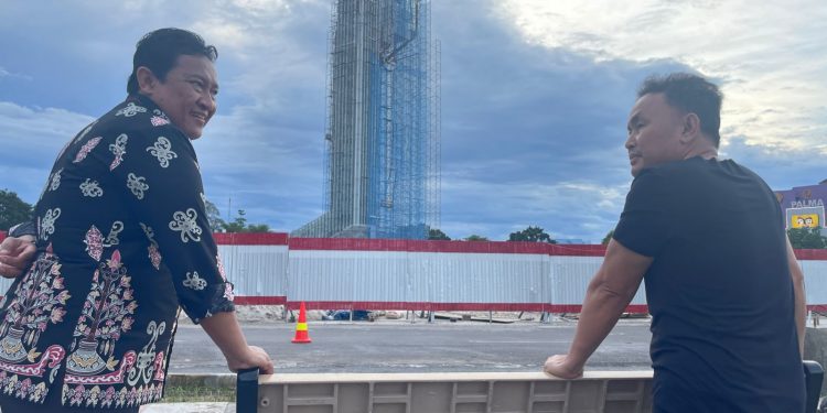 Proyek Bundaran Besar Mulai Dilakukan Finishing 