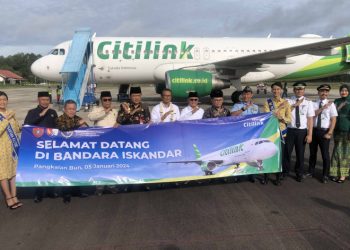 Masyarakat Pangkalan Bun Sambut Baik Kehadiran Maskapai Citilink