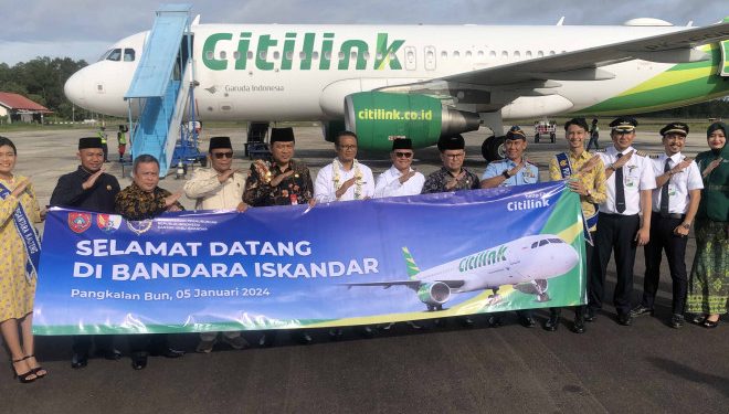 Masyarakat Pangkalan Bun Sambut Baik Kehadiran Maskapai Citilink