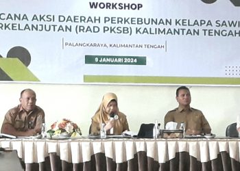 Sinkronisasikan Perencanaan Pelaksanaan Program dan Kegiatan, Disbun Prov. Kalteng Selenggarakan Workshop RAD PKSB Prov. Kalteng Tahun 2024