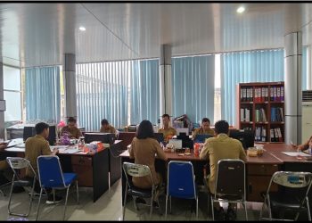 DPMPTSP Gelar Rapat Evaluasi Kinerja PTSP Triwulan IV Bersama PD Teknis se-Kalteng