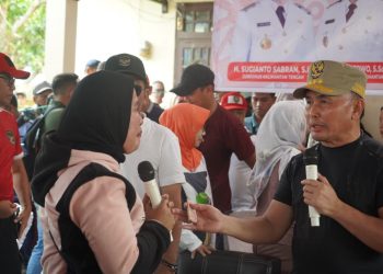 Gubernur Sugianto Sabran Sambangi Pasar Penyeimbang di Empat Kecamatan Kotim