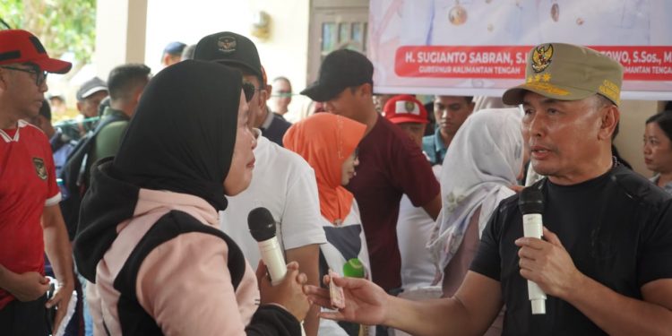 Gubernur Sugianto Sabran Sambangi Pasar Penyeimbang di Empat Kecamatan Kotim