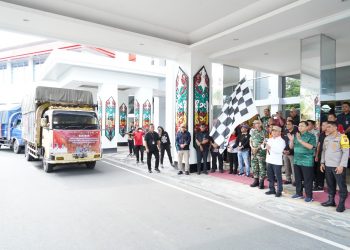 Gubernur Kalteng Kirimkan 100 Ribu Paket Sembako, Untuk Warga Terdampak Banjir DAS Barito