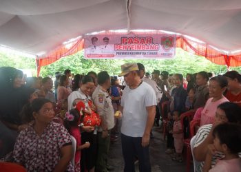 Ribuan Masyarakat Pulang Pisau Antusias Serbu Pasar Penyeimbang