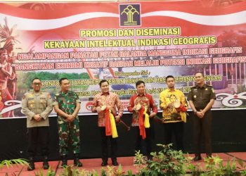 Wakili Gubernur Kalteng, Sahli Suhaemi Buka Kegiatan Promosi dan Diseminasi Indikasi Geografis