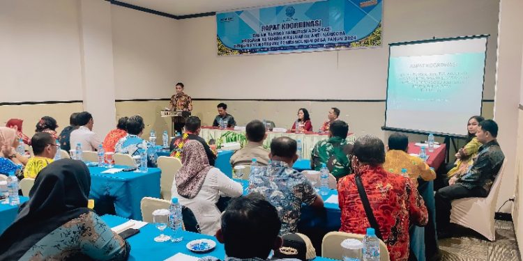 Badan Kesbangpol Sampaikan Materi Peran Pemda dalam Optimalisasi Pelaksanaan Program Desa Bersih Narkoba