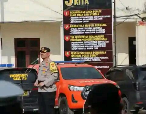 Polres Tanah Karo Gelar Apel Konsolidasi, Pasca Pengamanan Pemilu 2024