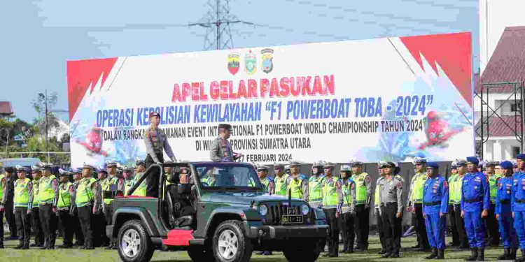 Polda Sumut Siapkan 1.170 Personel, Amankan F1 Powerboat