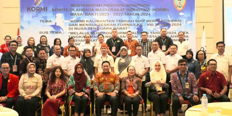 Wakil Gubernur Buka Musprov KORMI Prov. Kalteng Masa Bakti 2023-2027