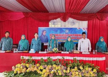 Ketua Tim Penggerak PKK Kabupaten Barsel Lakukan Kunker ke Kecamatan dan Desa